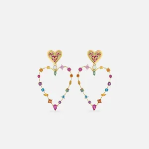 Rainbow Love Transformer Earrings