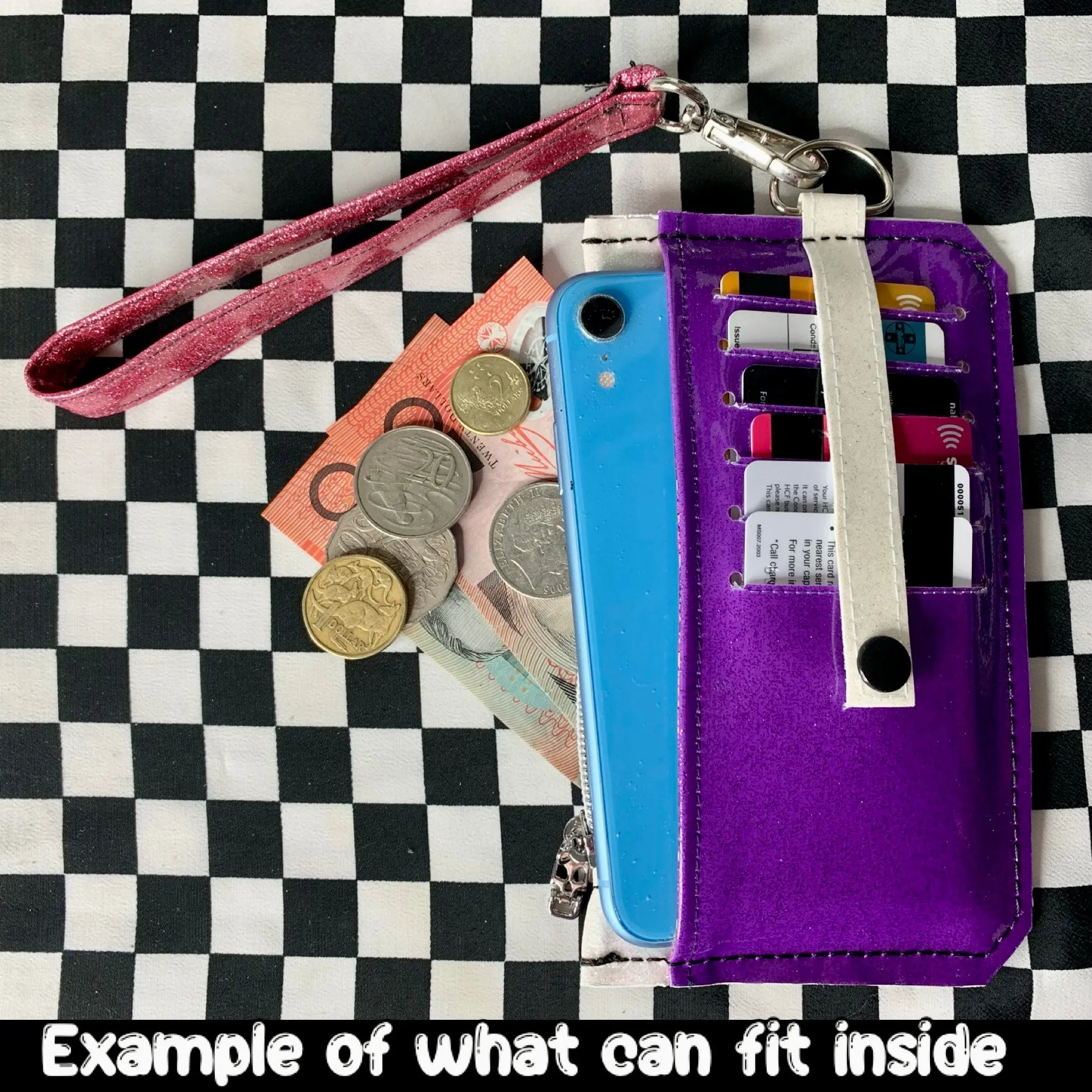 Records  heart pull fan art card and phone wallet
