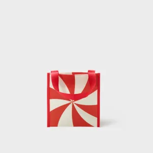 Red Swirl | Reusable Gift Gift Card Holder   QR Greeting Card