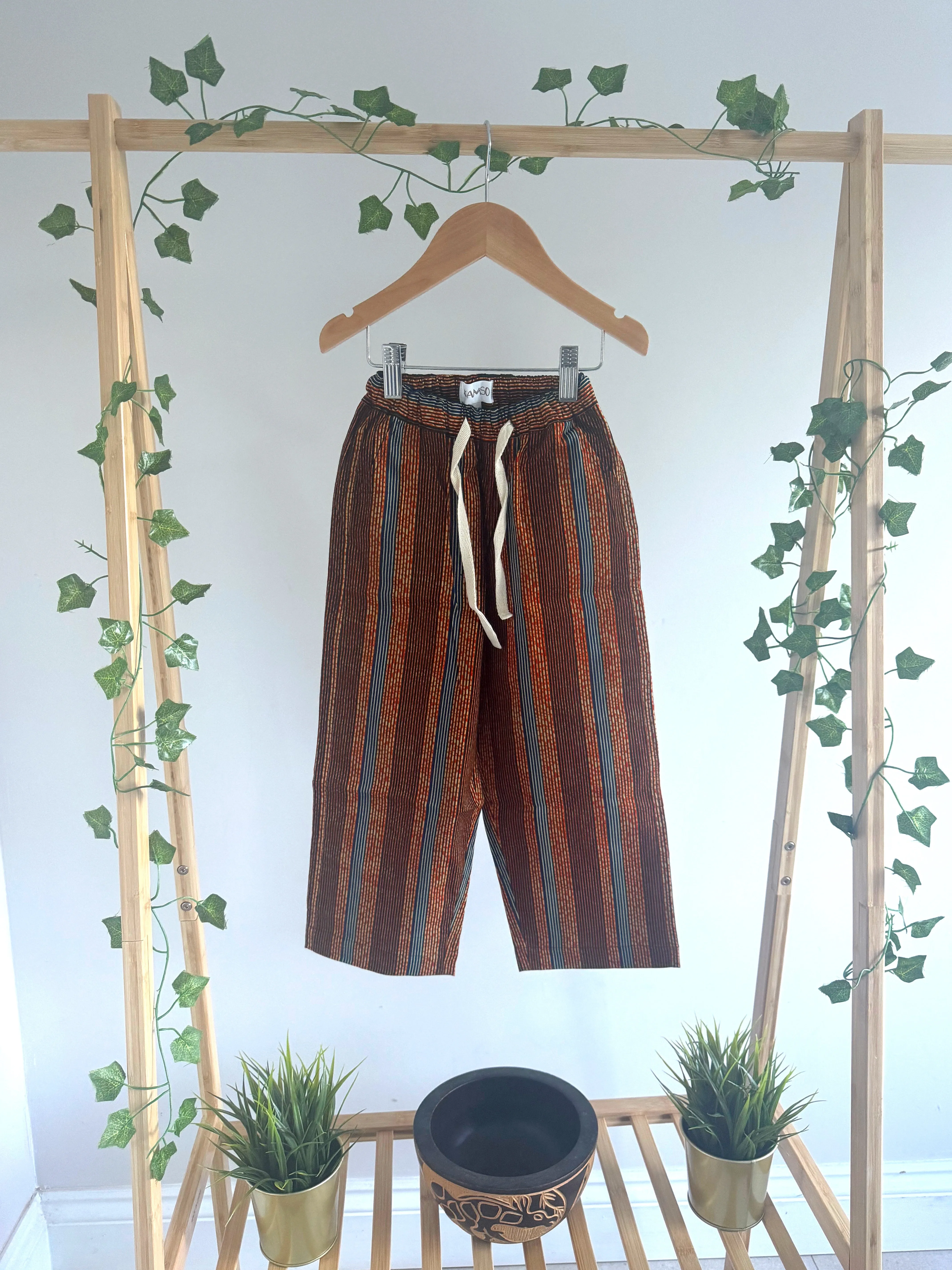 Remi Trouser | Golden Stripe