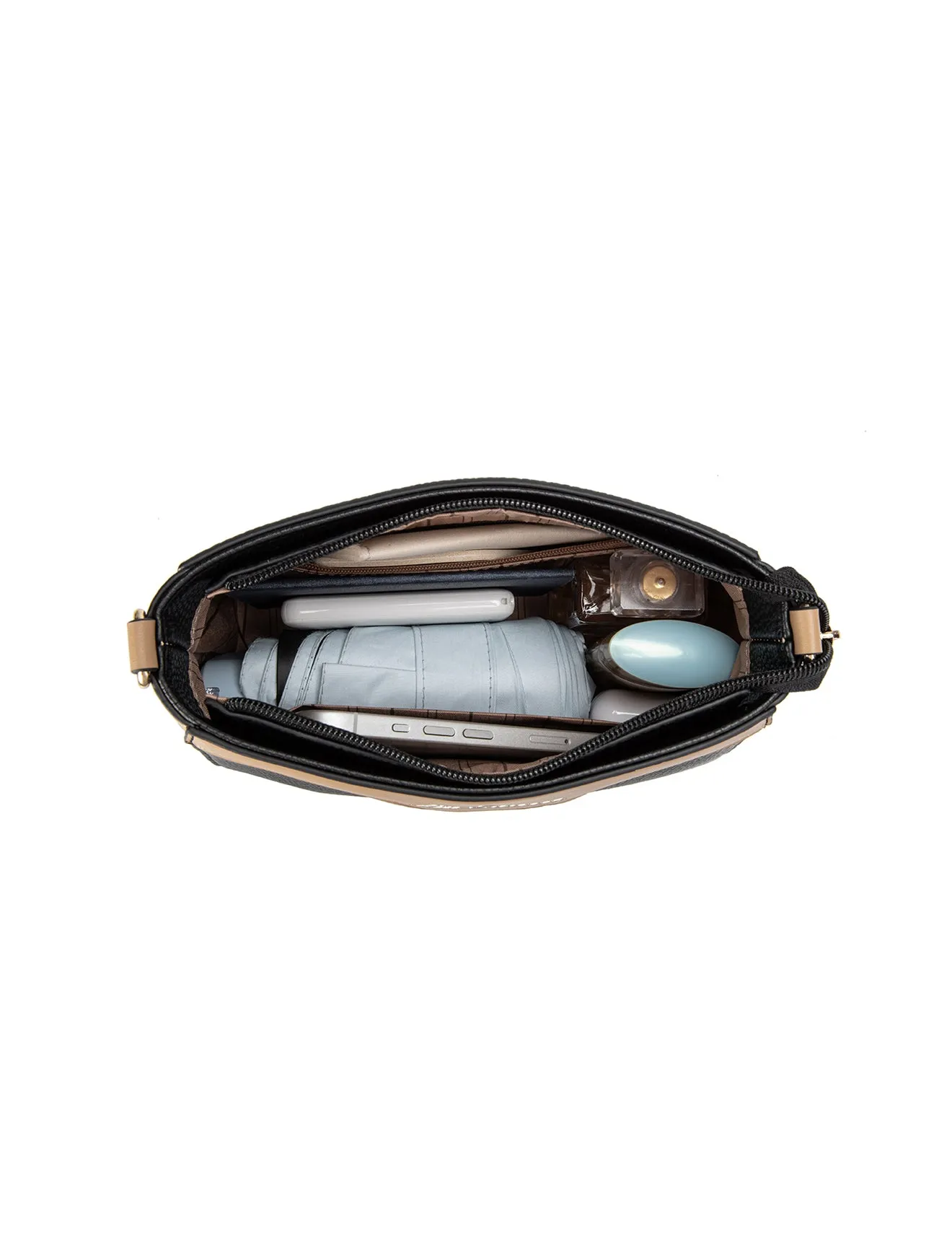 REMI VEGAN XBODY BAG- XB-2344-BLK