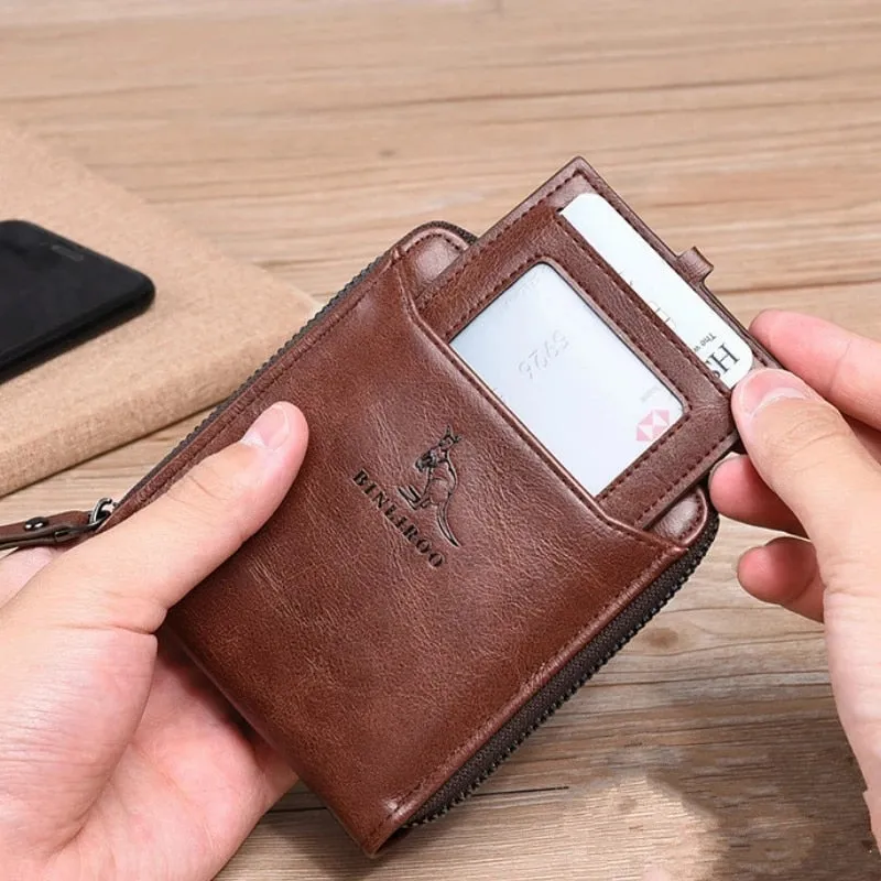 RFID Blocking Large Capacity Men's Wallet