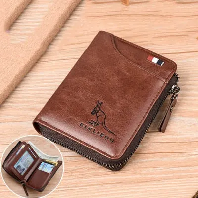 RFID Blocking Large Capacity Men's Wallet