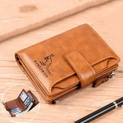 RFID Blocking Large Capacity Men's Wallet