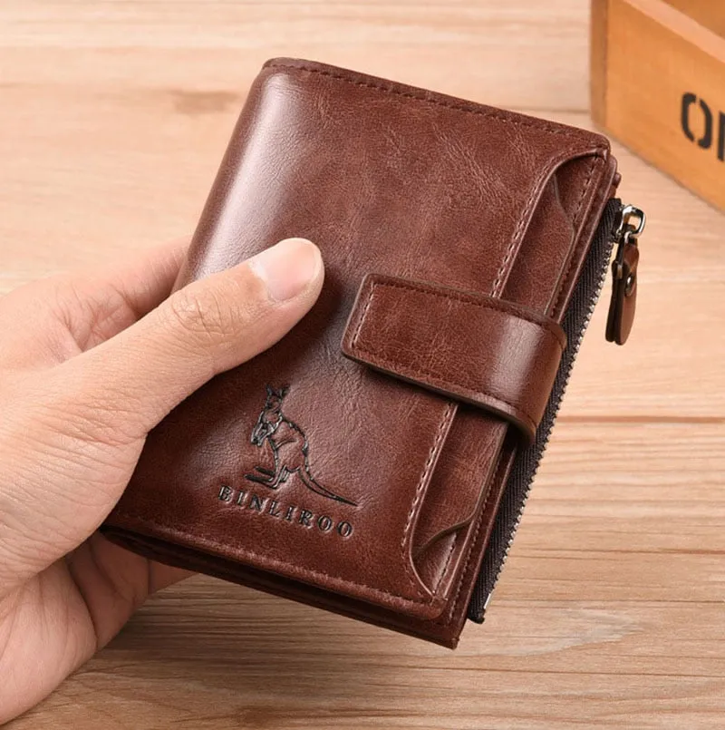 RFID Blocking Large Capacity Men's Wallet