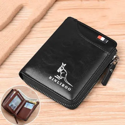 RFID Blocking Large Capacity Men's Wallet