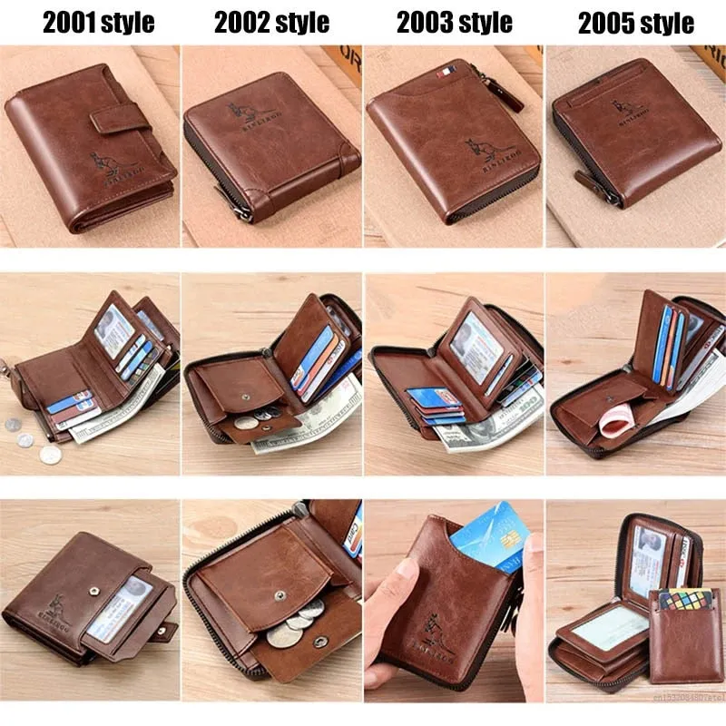 RFID Blocking Large Capacity Men's Wallet