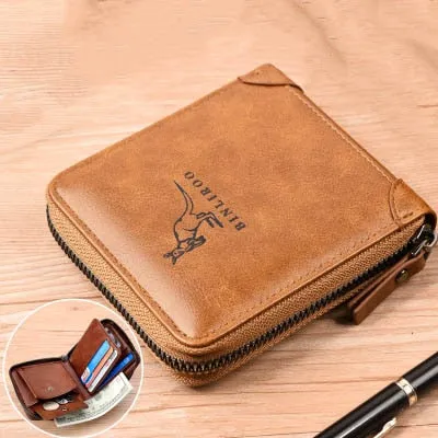 RFID Blocking Large Capacity Men's Wallet
