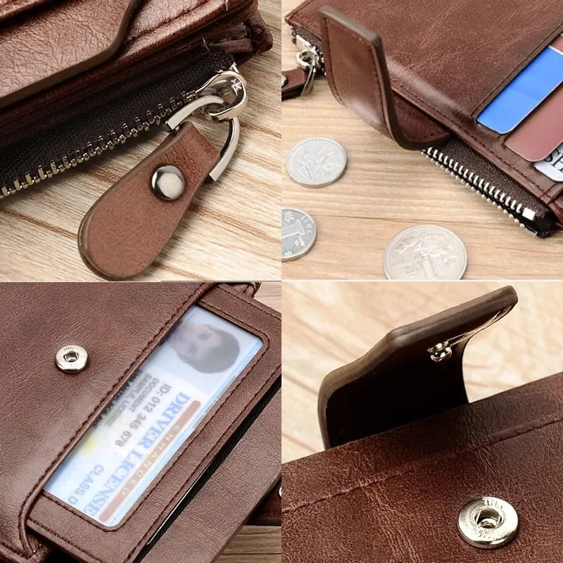 RFID Blocking Large Capacity Men's Wallet