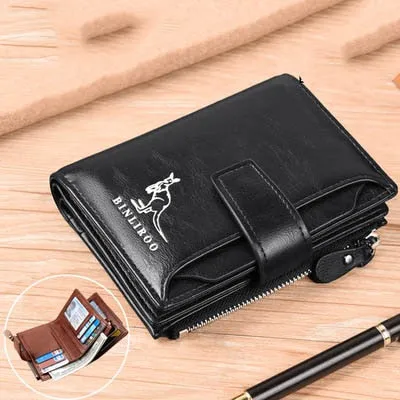 RFID Blocking Large Capacity Men's Wallet