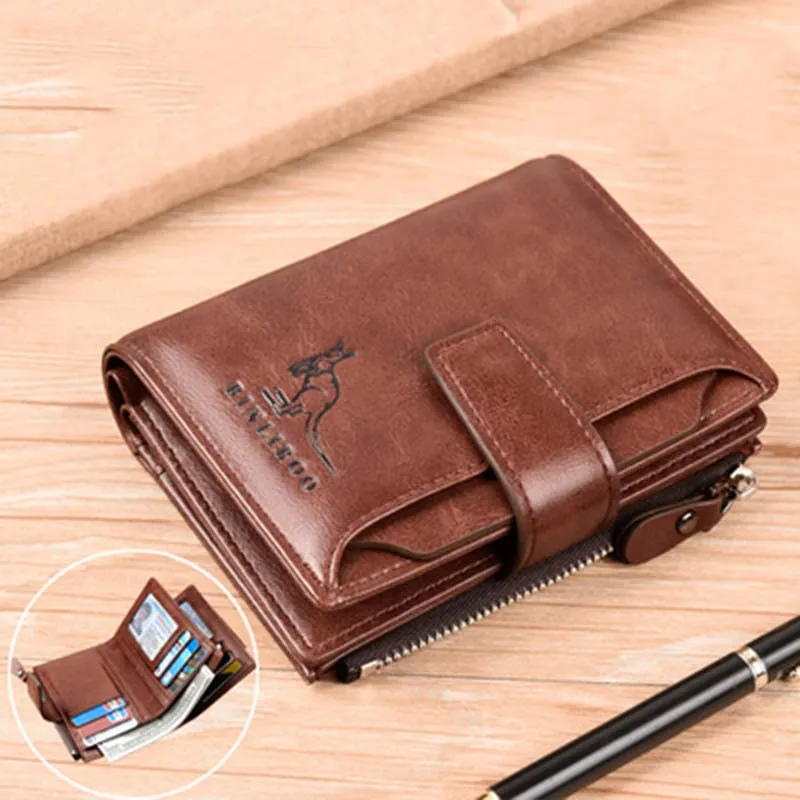 RFID Blocking Large Capacity Men's Wallet