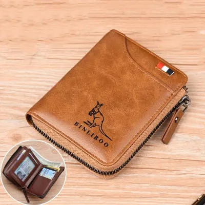 RFID Blocking Large Capacity Men's Wallet