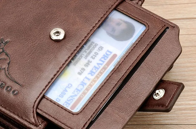 RFID Blocking Large Capacity Men's Wallet