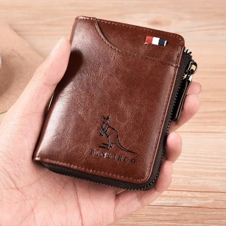 RFID Blocking Large Capacity Men's Wallet