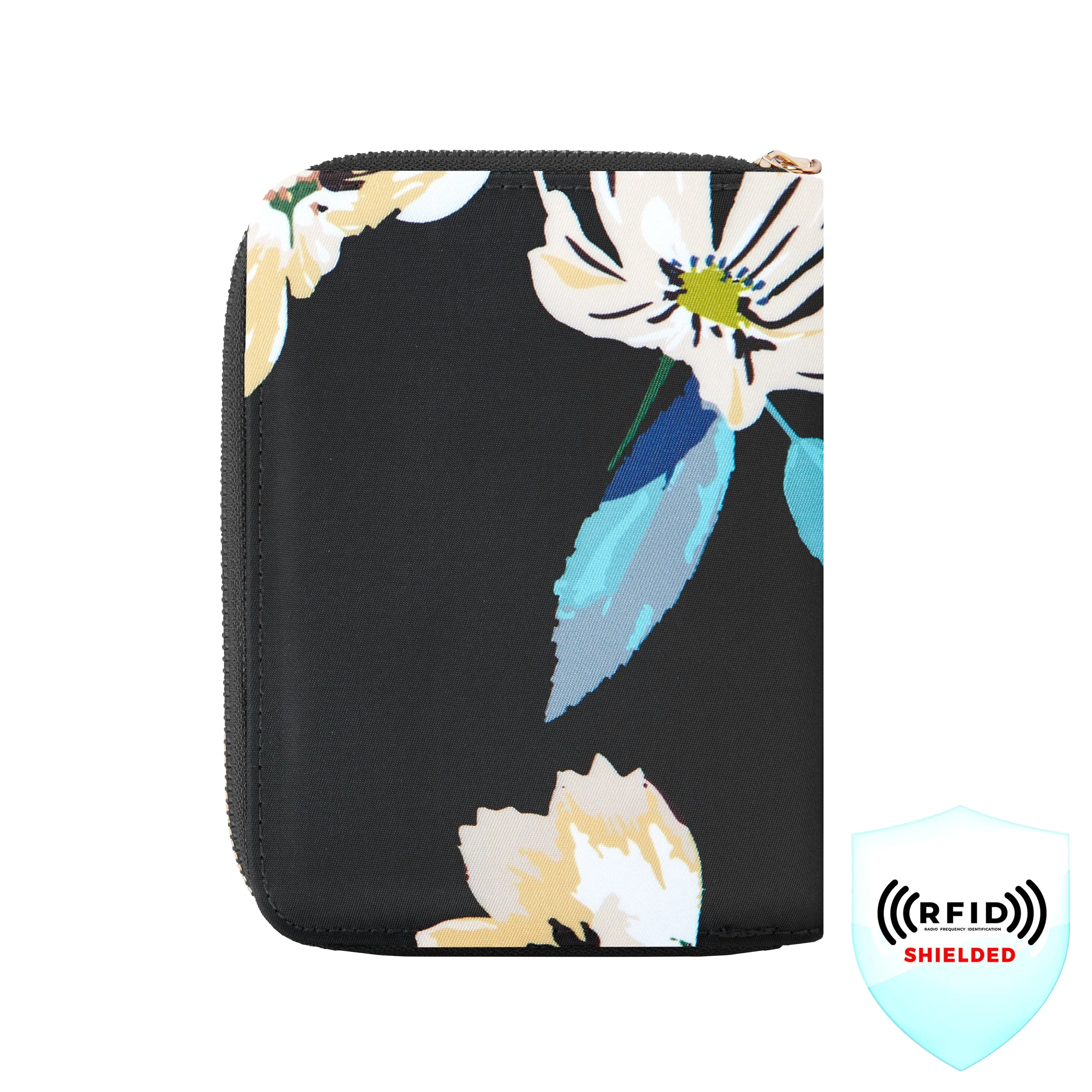 RFID Blocking Passport Zip Wallet