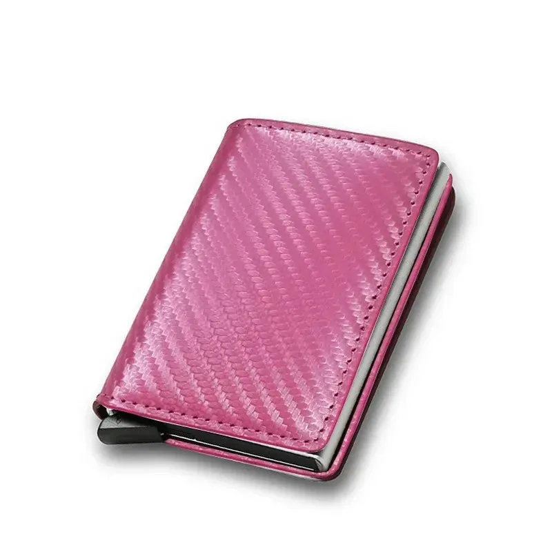 RFID Carbon Fiber Card Holder Wallet