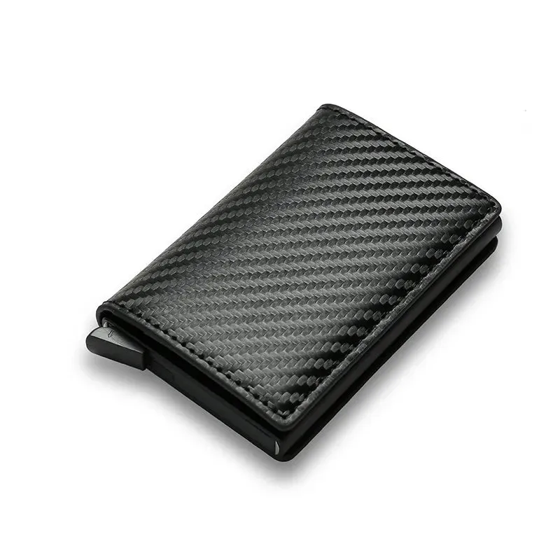 RFID Carbon Fiber Card Holder Wallet