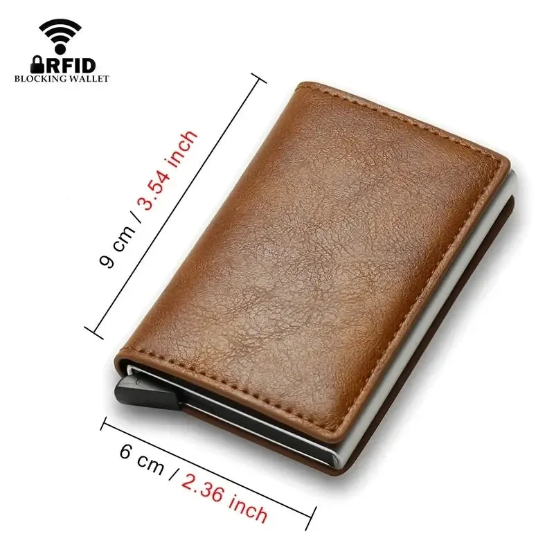 RFID Carbon Fiber Card Holder Wallet