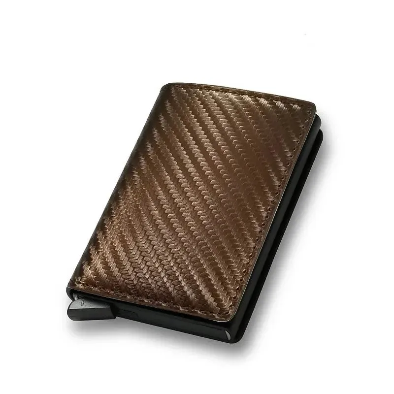 RFID Carbon Fiber Card Holder Wallet