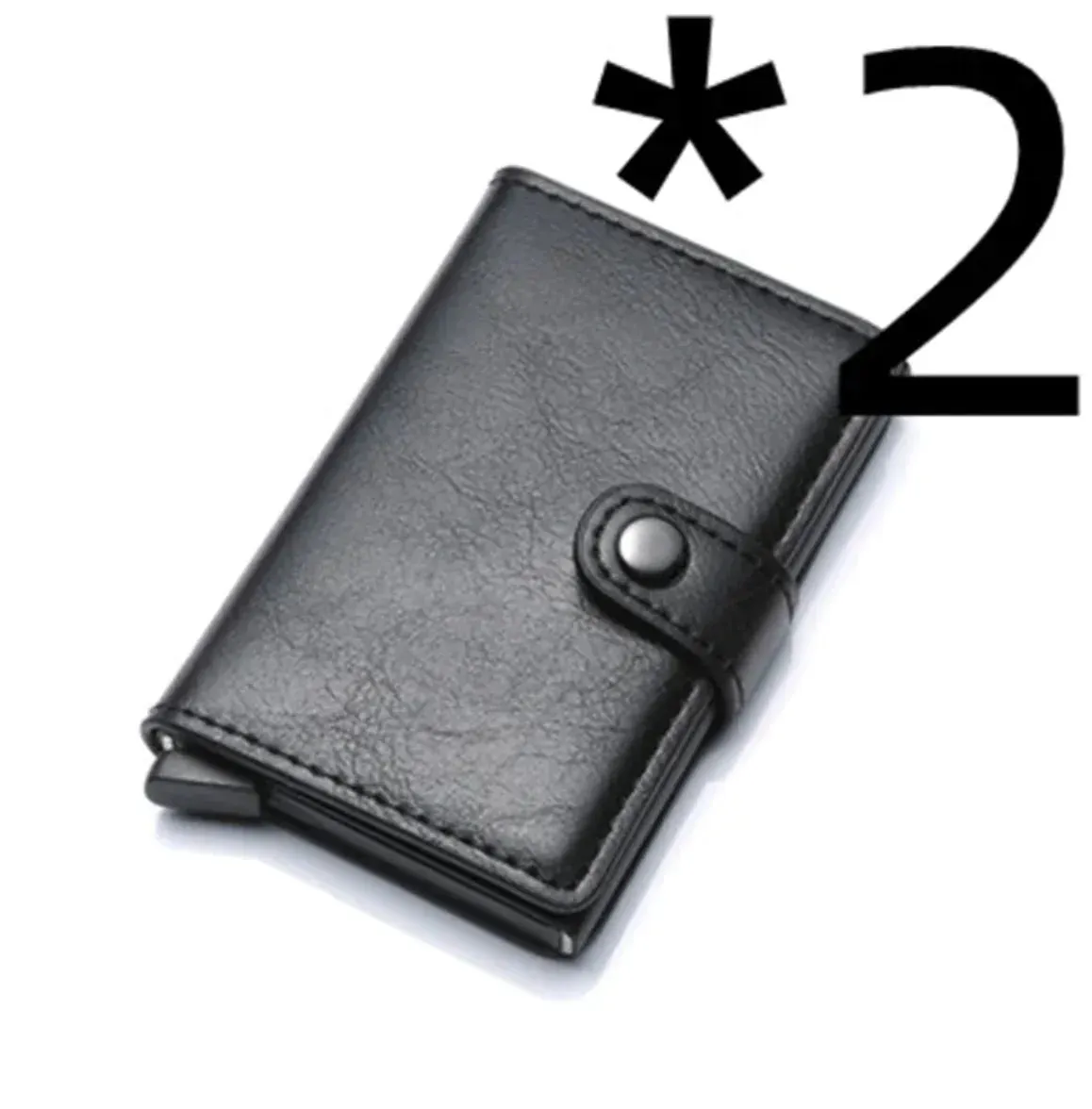 RFID Leather Cardholder Wallet
