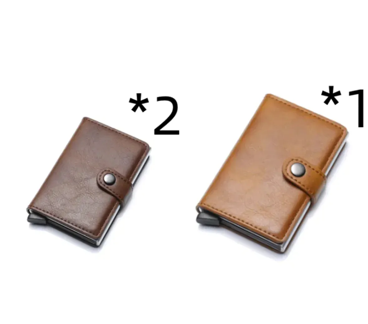 RFID Leather Cardholder Wallet