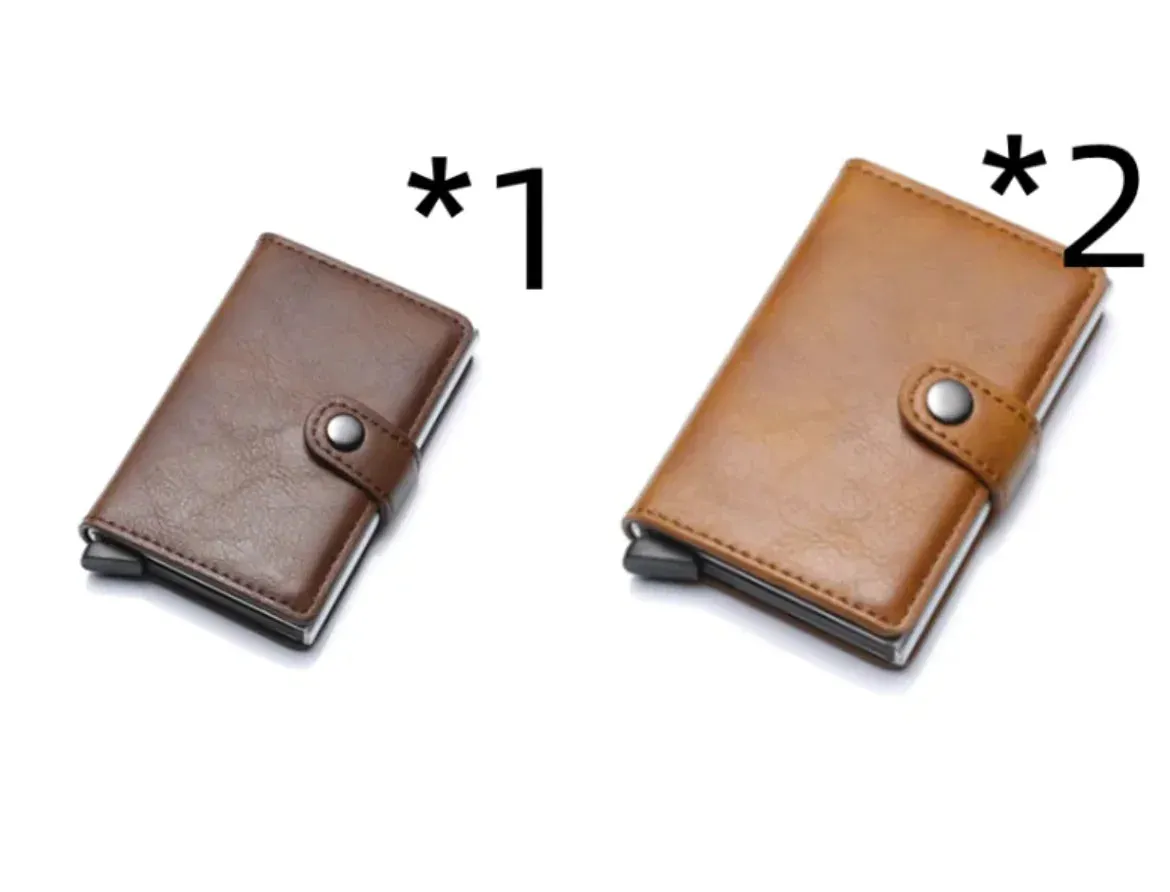 RFID Leather Cardholder Wallet