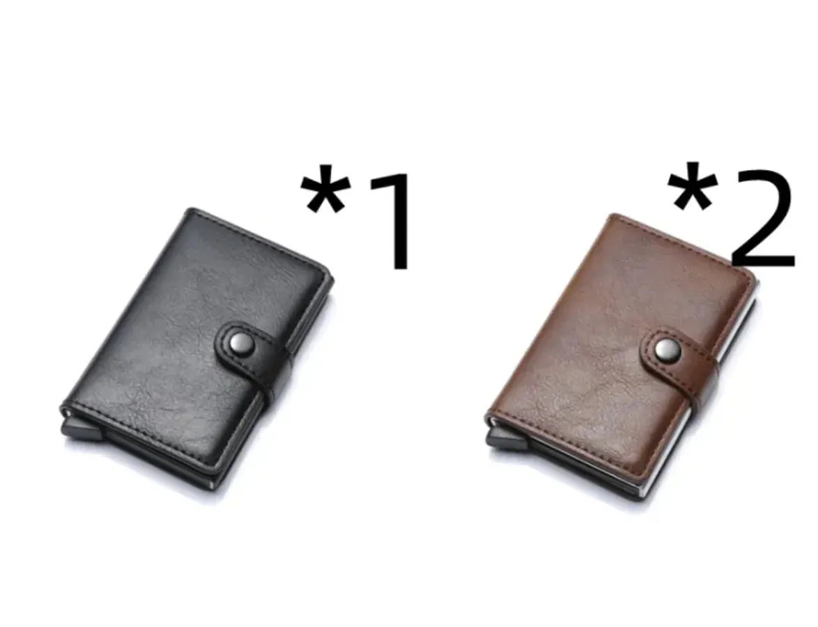 RFID Leather Cardholder Wallet