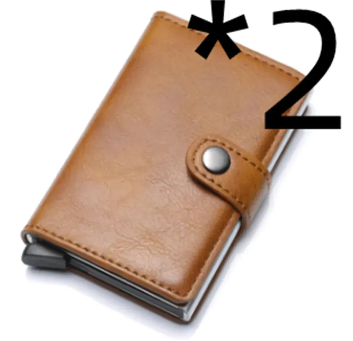RFID Leather Cardholder Wallet