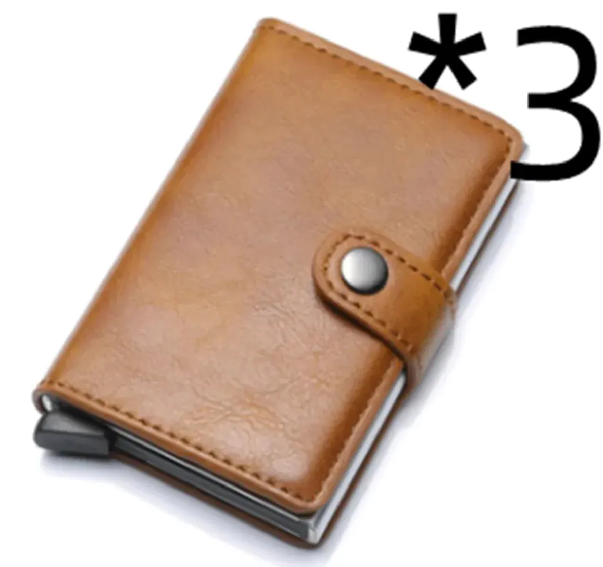 RFID Leather Cardholder Wallet