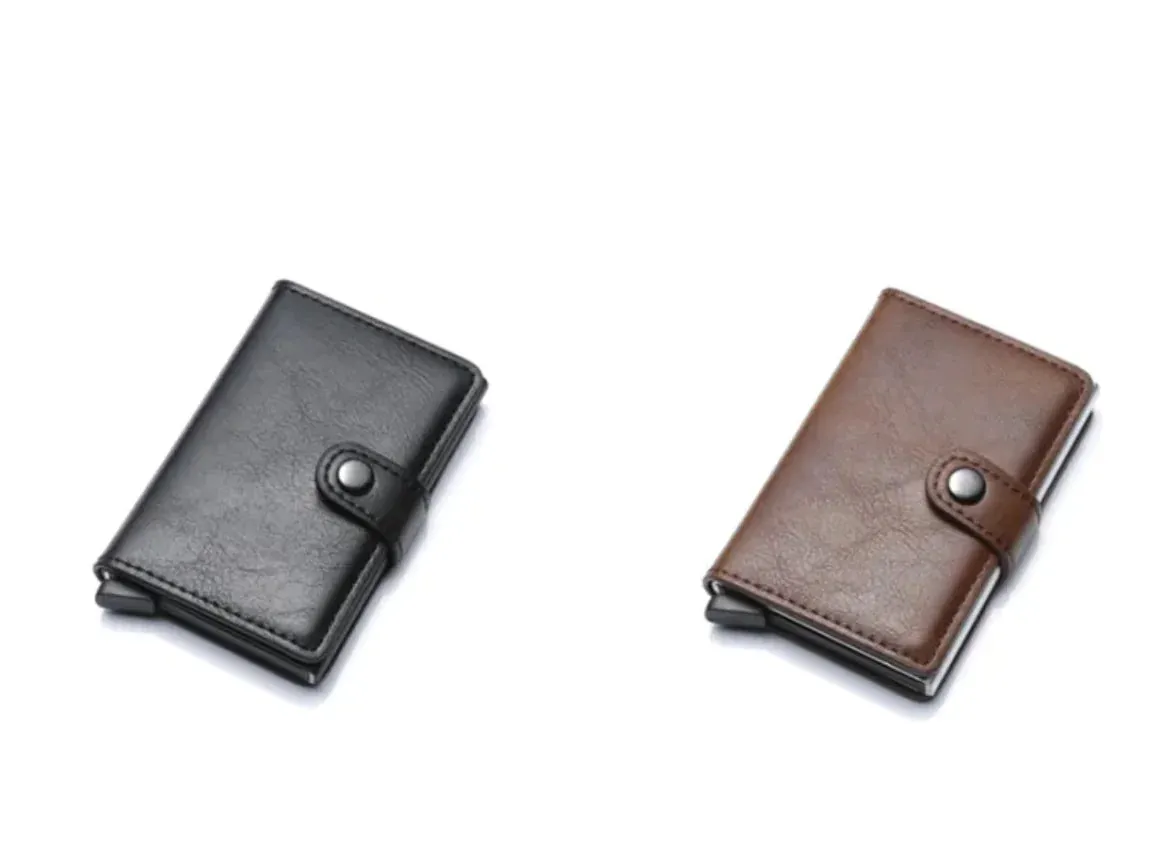 RFID Leather Cardholder Wallet
