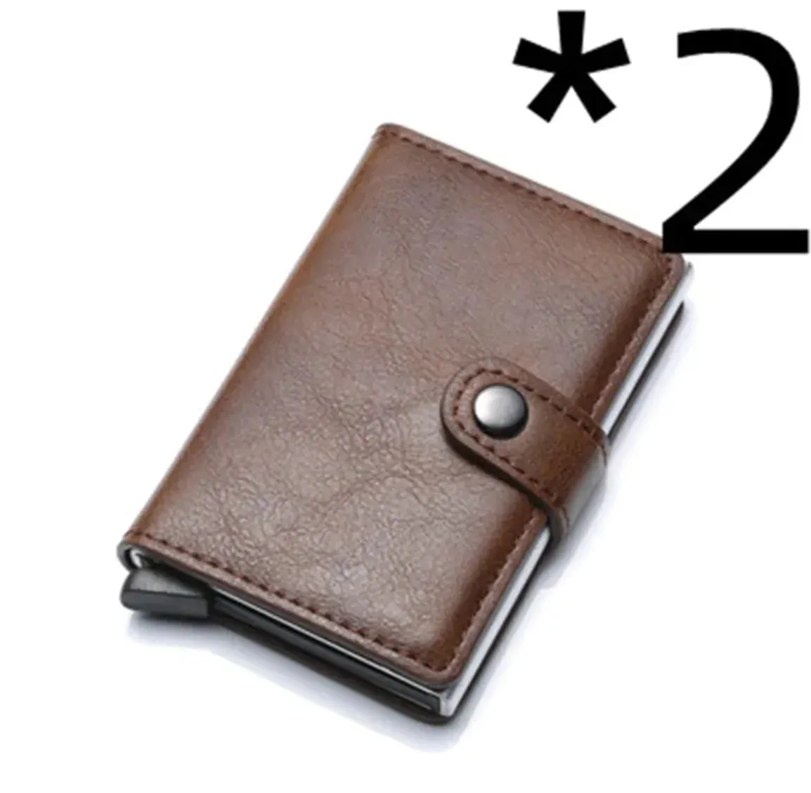 RFID Leather Cardholder Wallet