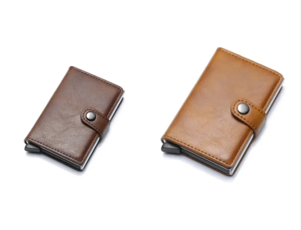RFID Leather Cardholder Wallet