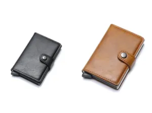 RFID Leather Cardholder Wallet