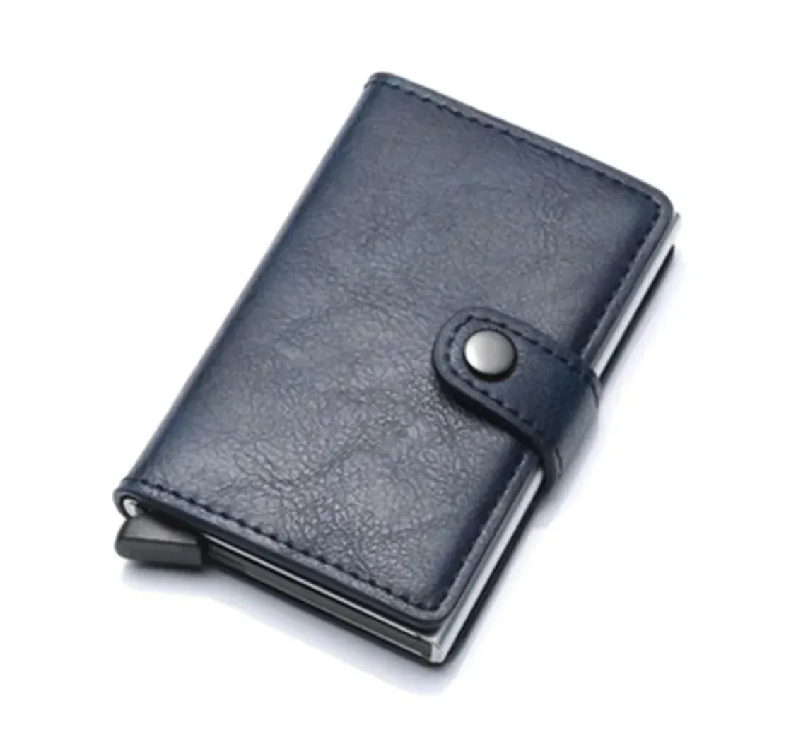 RFID Leather Cardholder Wallet