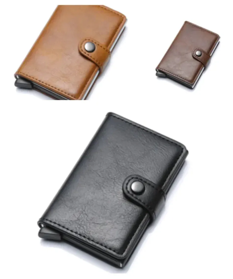 RFID Leather Cardholder Wallet
