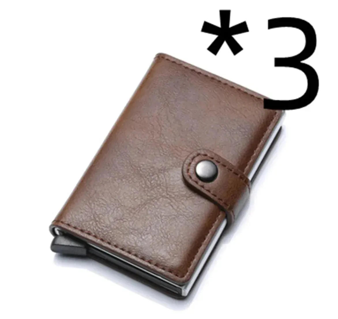 RFID Leather Cardholder Wallet