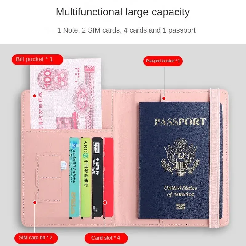 RFID Vintage Business Passport Cover
