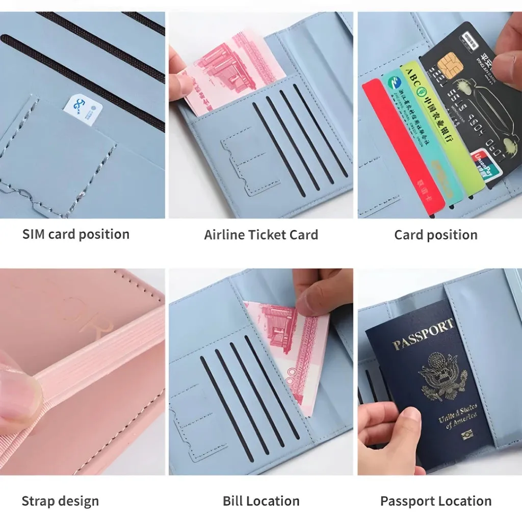 RFID Vintage Business Passport Cover