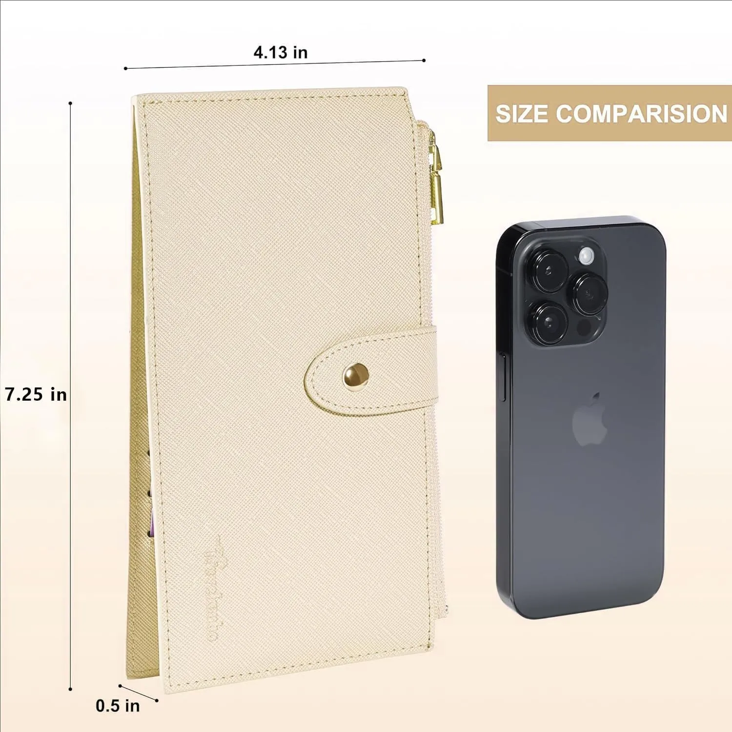 RFID Wallet Women Large Size Bifold Multi Card Wallet Case with Zipper Pocke Credit Card Holder for Women