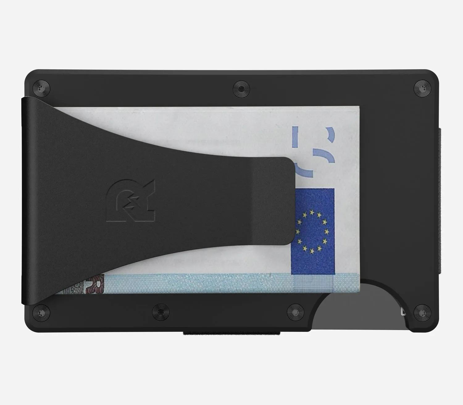 Ridge Wallet - Matte Black Titanium