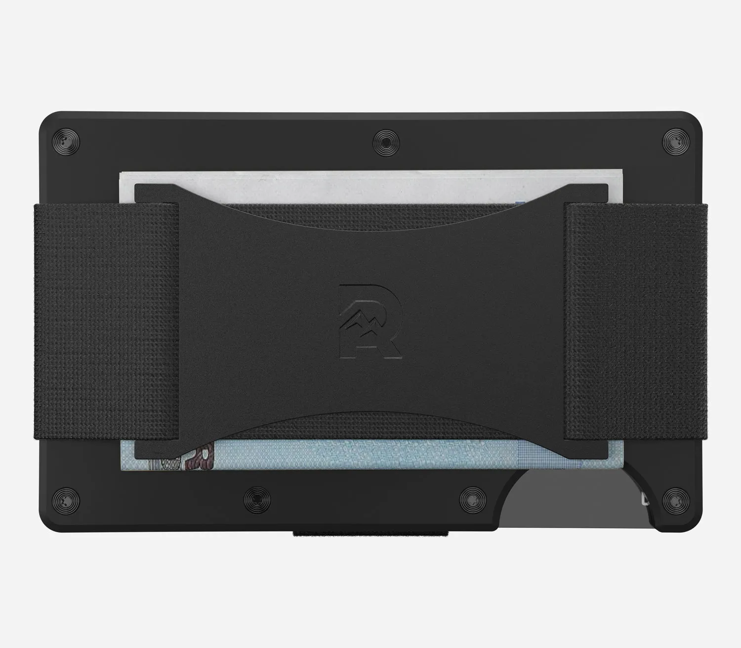Ridge Wallet - Matte Black Titanium
