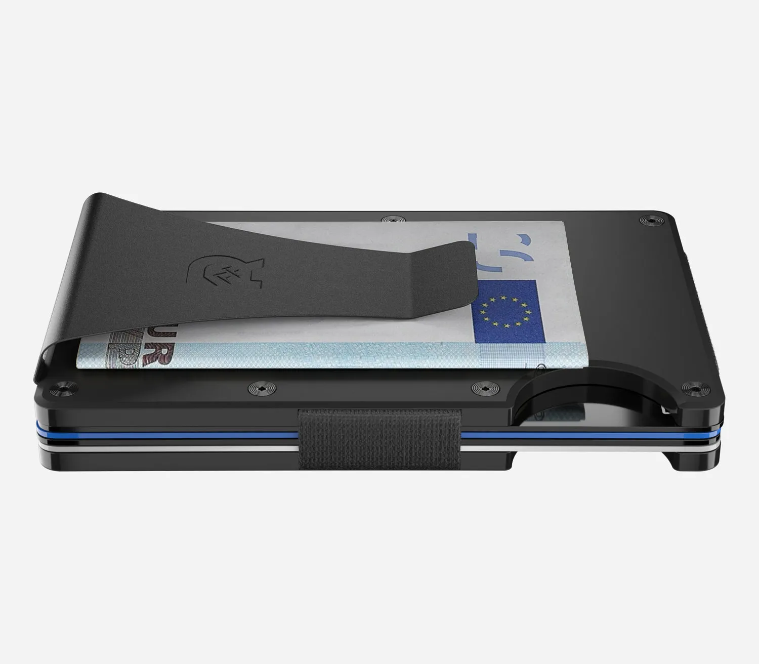 Ridge Wallet - Matte Black Titanium