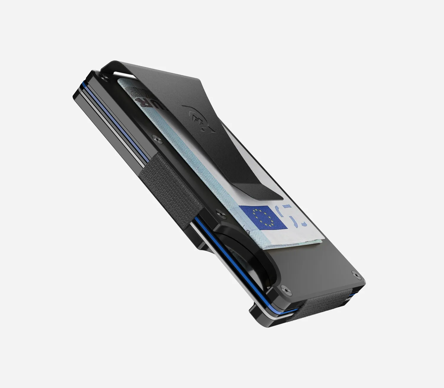 Ridge Wallet - Matte Black Titanium