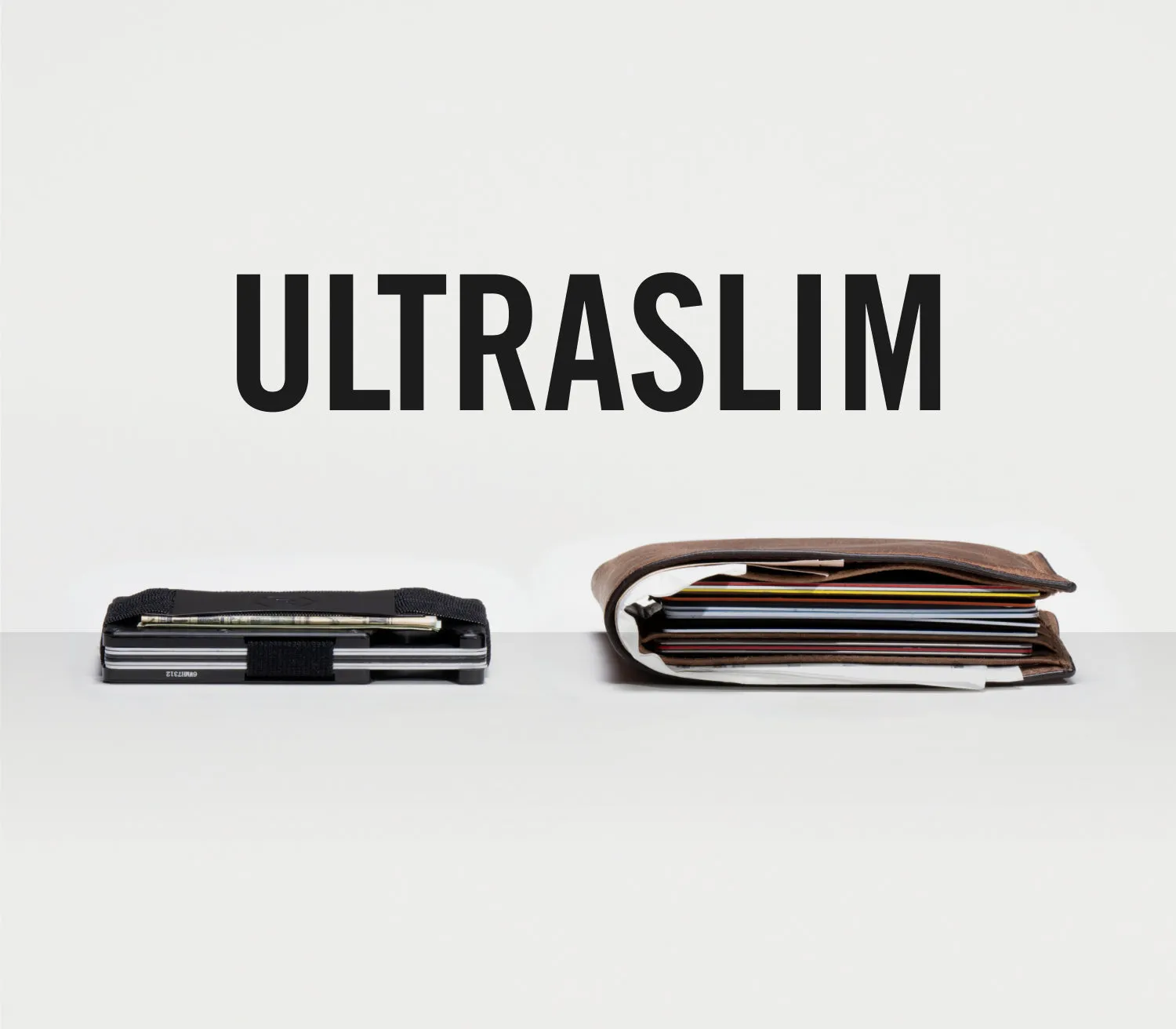 Ridge Wallet - Matte Black Titanium