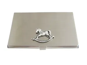 Rocking Horse Business Card Holder