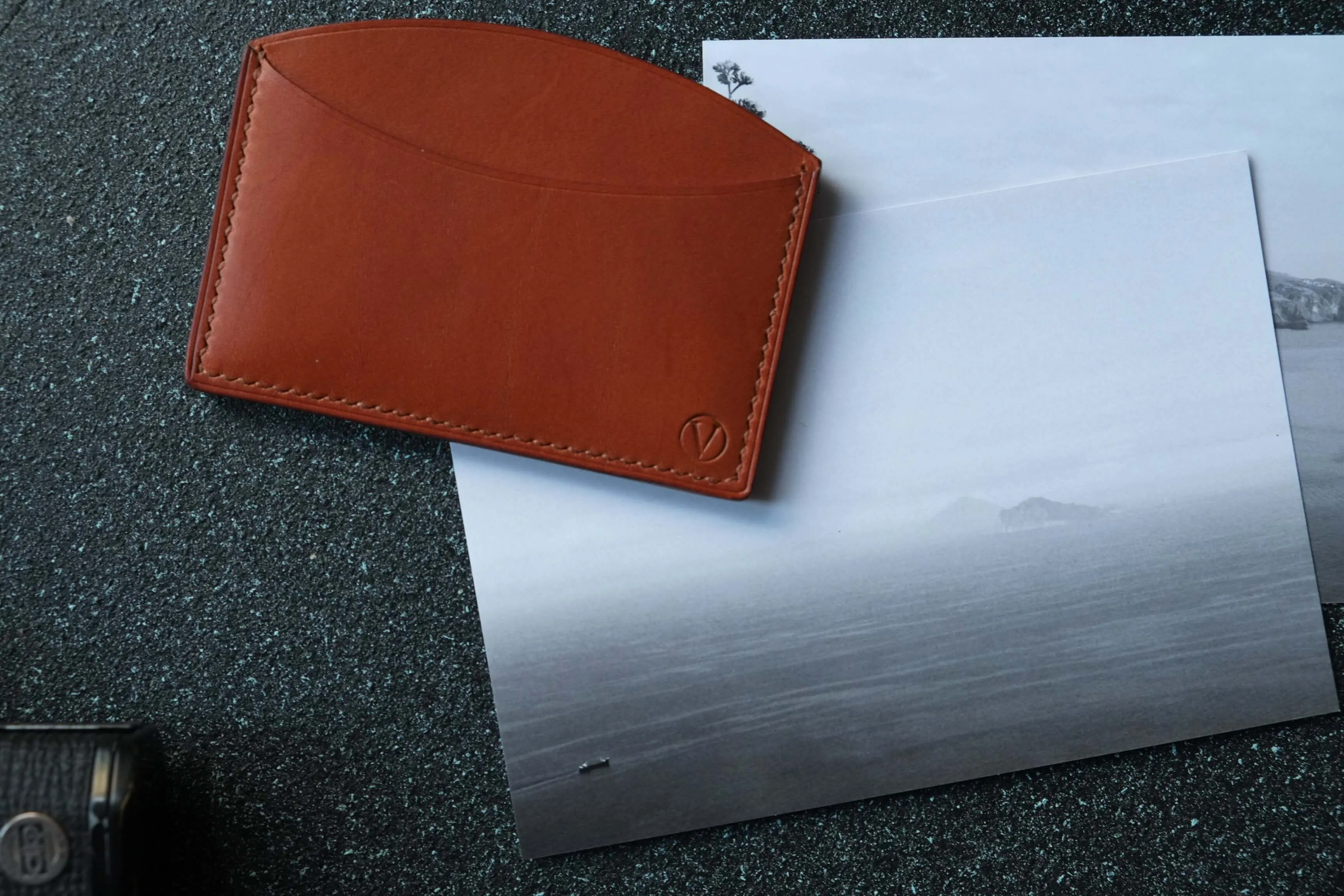 'ROCUL' CARDHOLDER - English Tan
