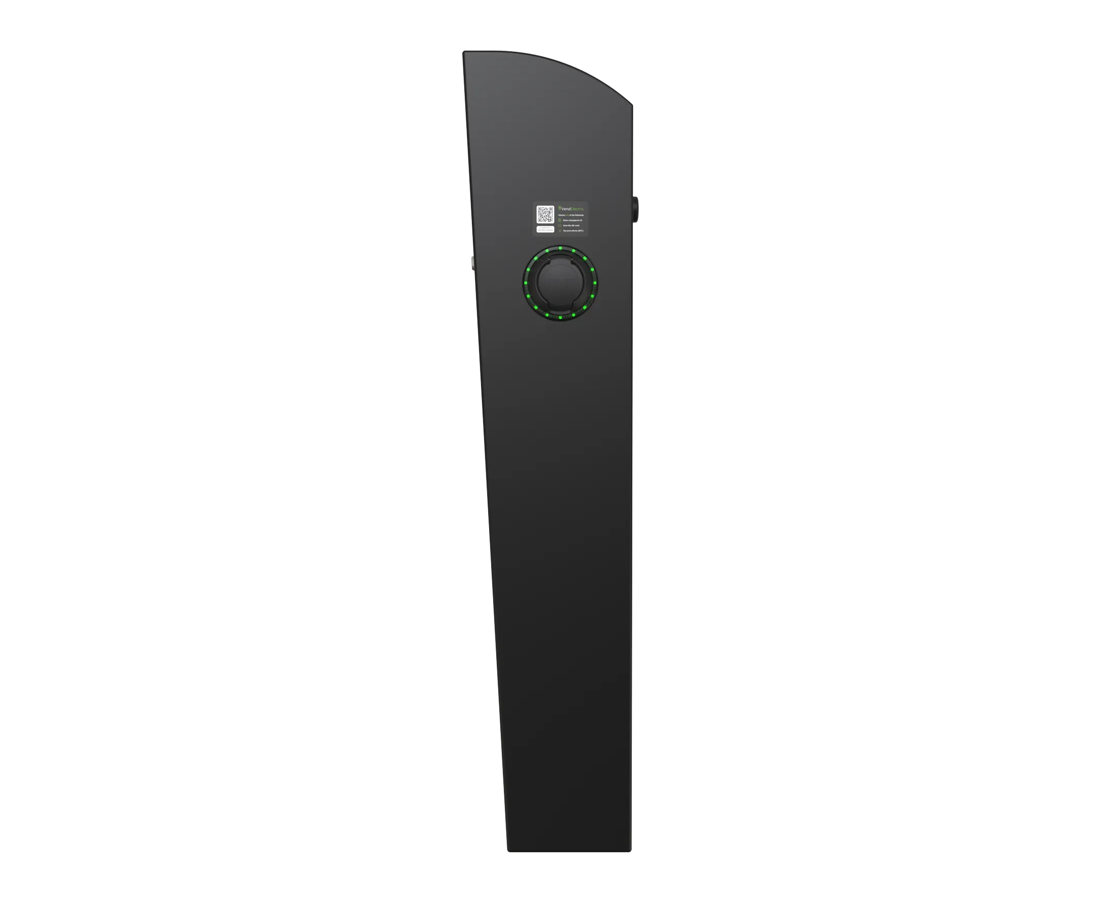 Rolec ROLEC0023B AutoCharge Smart EV Charging Pedestal - 2x up to 22kW 3PH Type 2 Sockets - Black