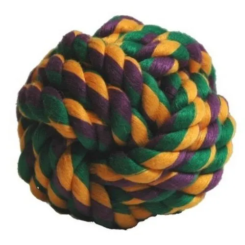 Rope Knot Dog Ball Toy 2.5" Medium