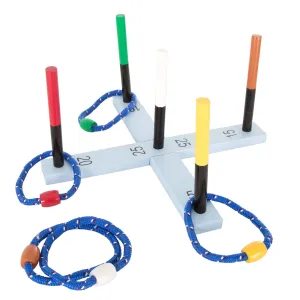 Rope Ring Toss Game - Multicolor 16.25 X 8.5