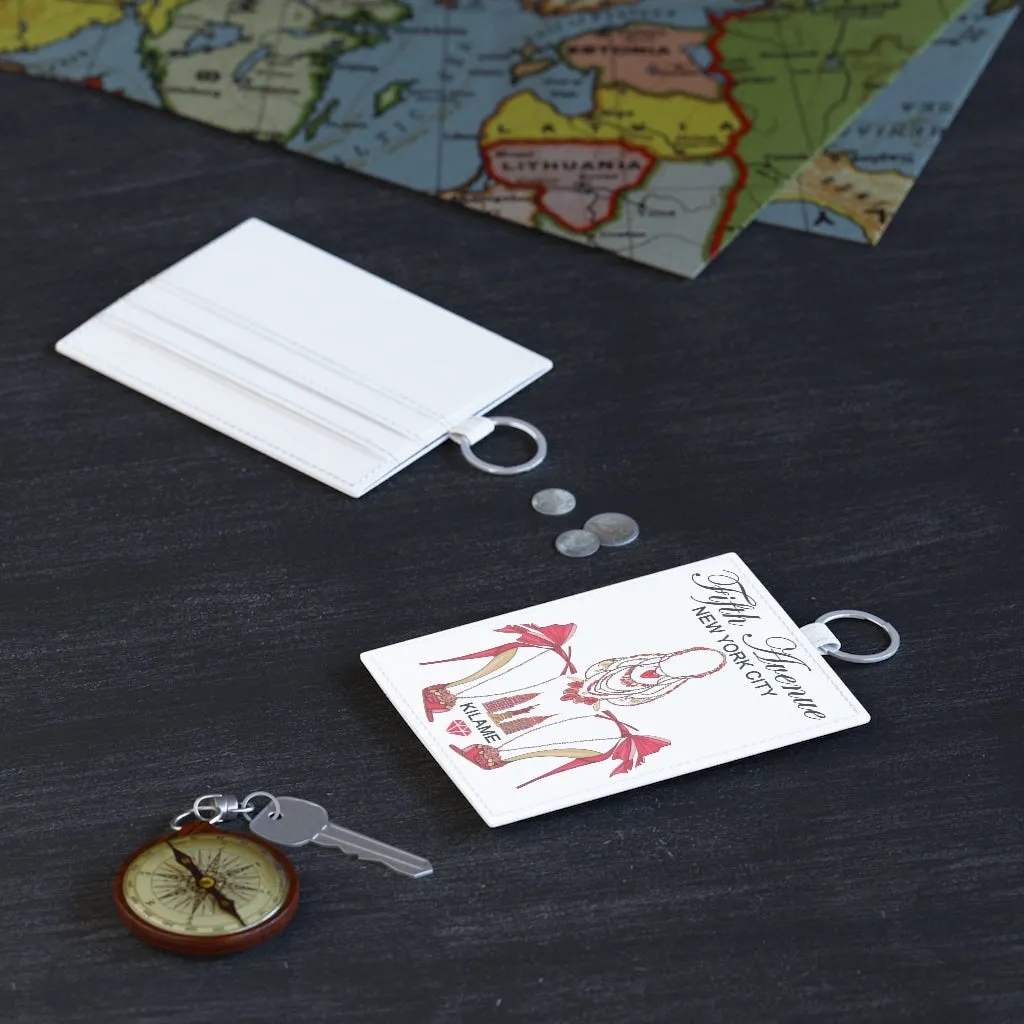 Saffiano Leather Card Holder 'Fifth Avenue'